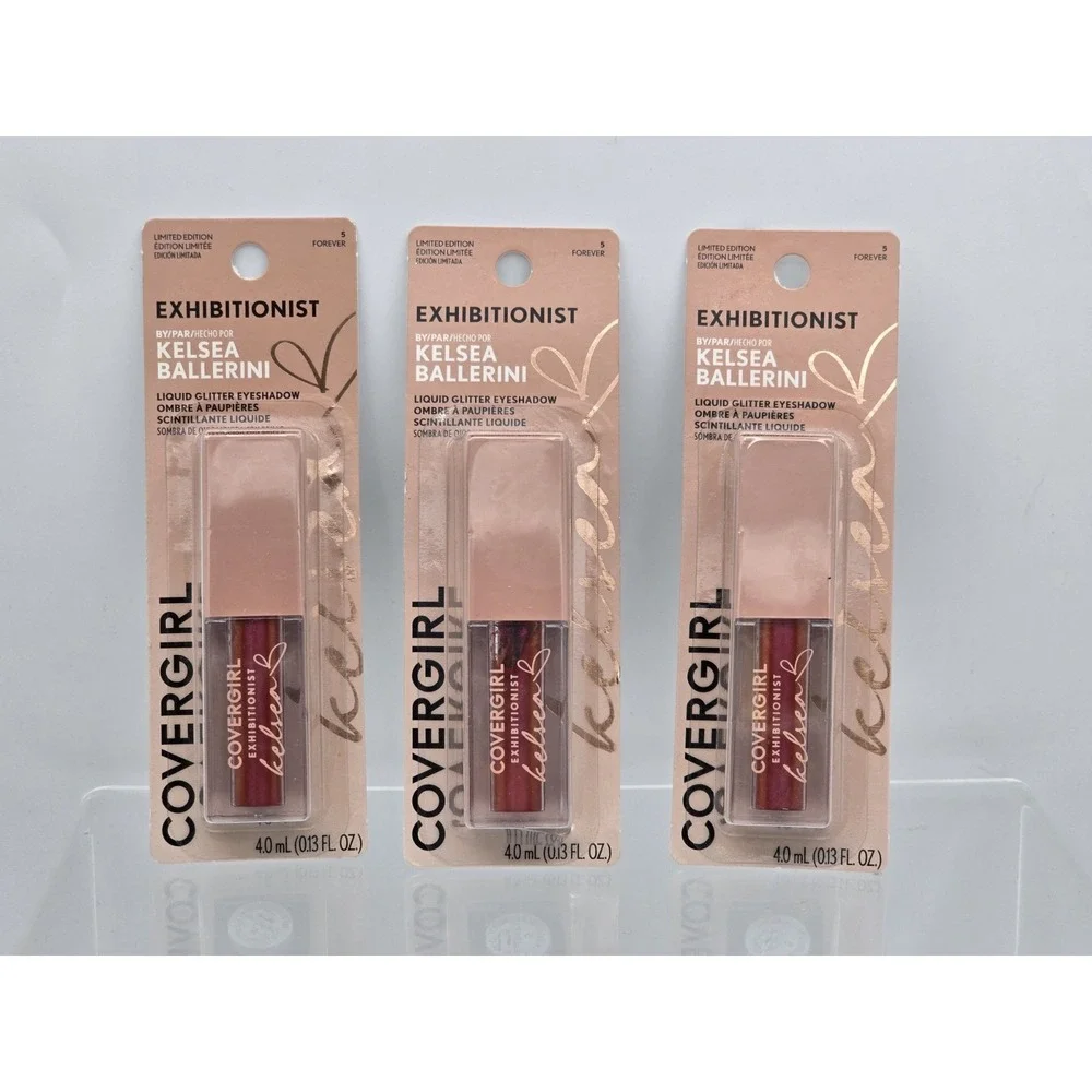 3 Lot Covergirl Exhibitionist‎ by Kelsea Ballerini Liquid Glitter Eyeshadow